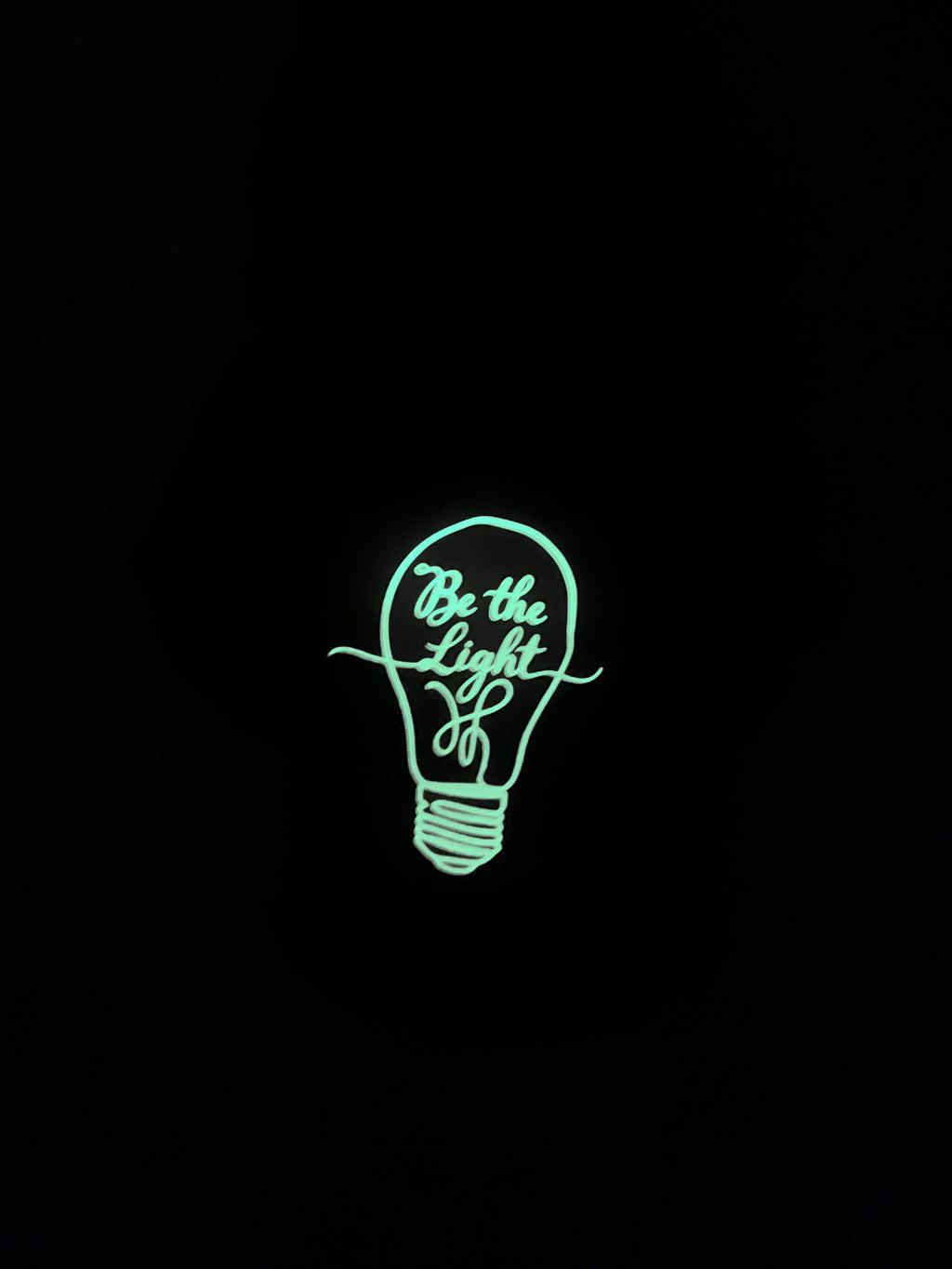 Be the Light - Glow in the Dark - Kids T-Shirt