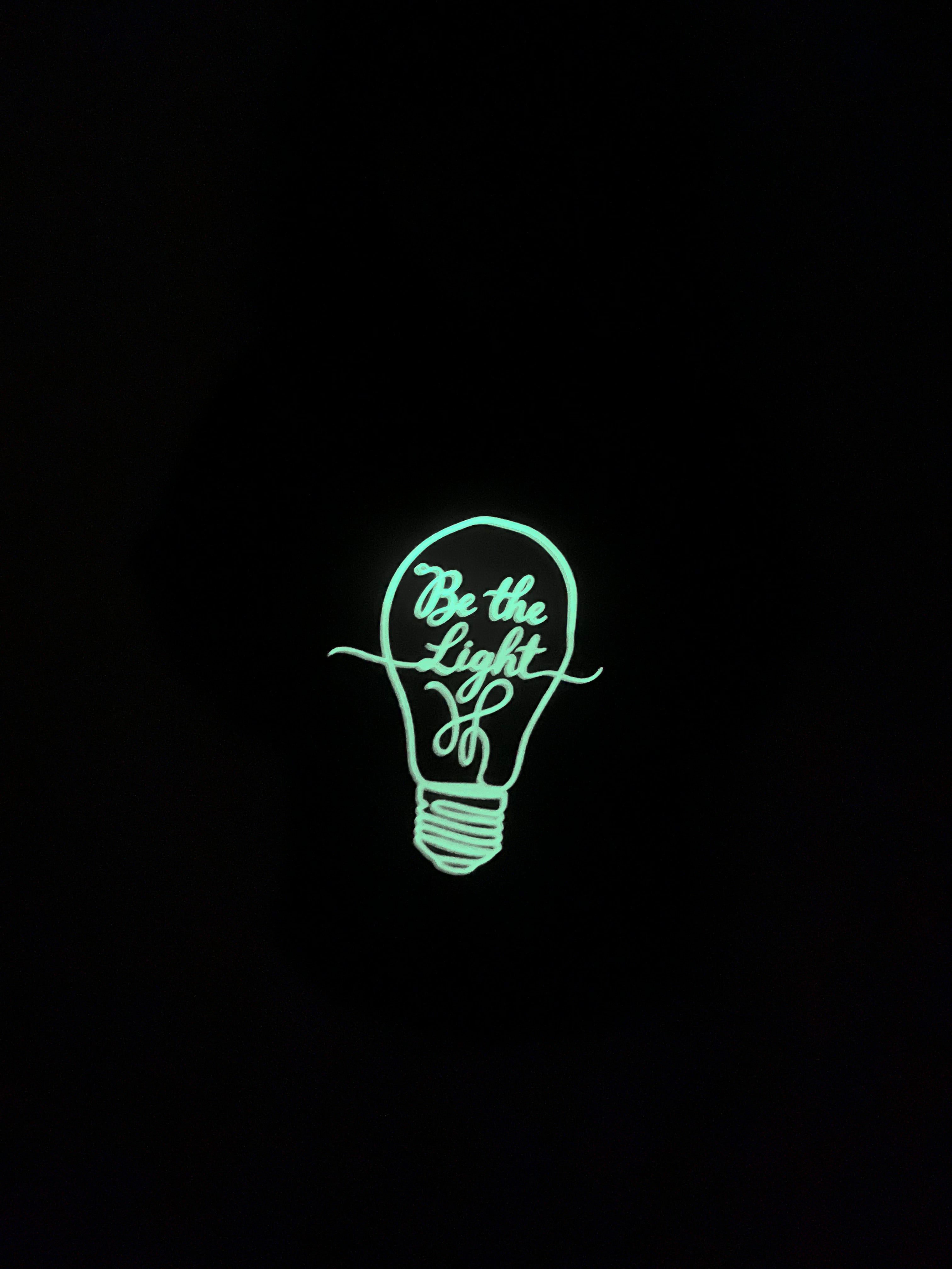 Be the Light - Glow in the Dark - Kids T-Shirt