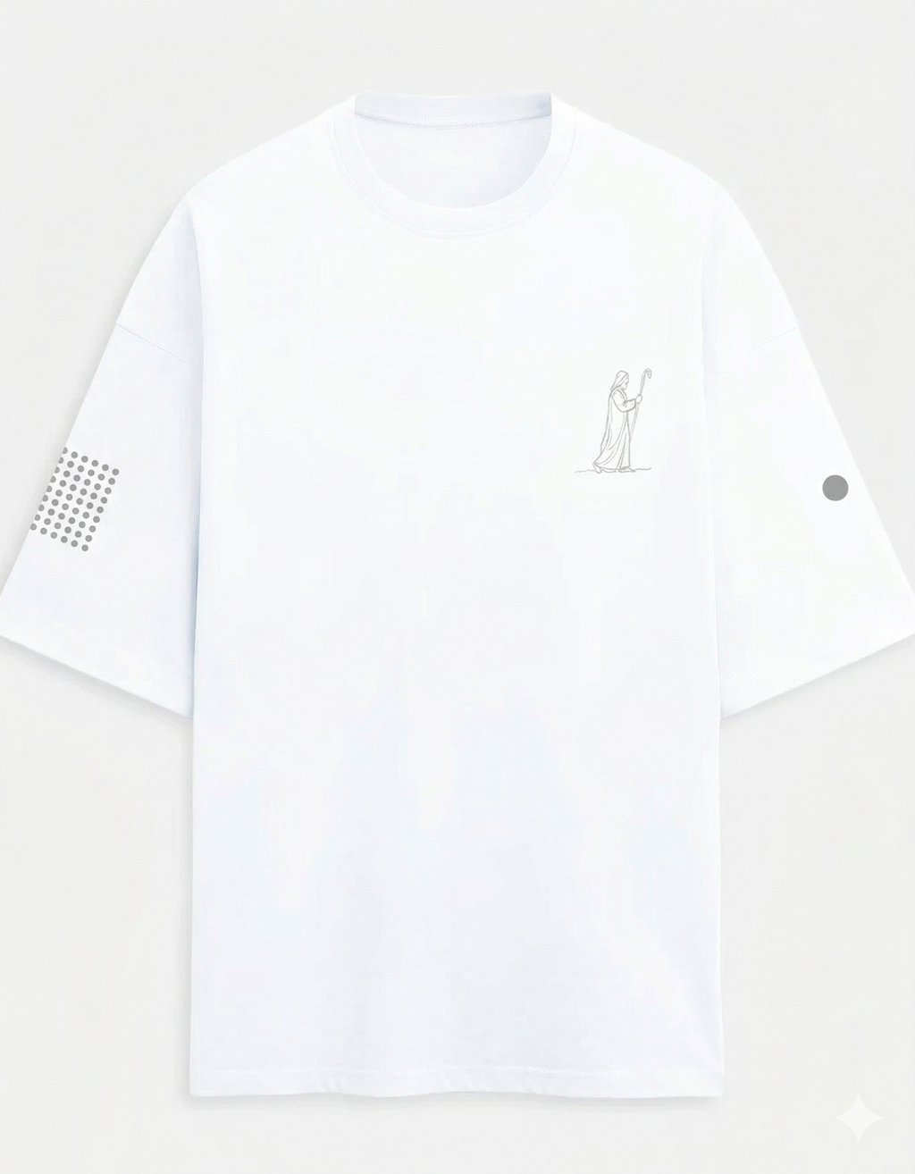 The Pursuit (Shepherd) - Off/White Oversized Tee
