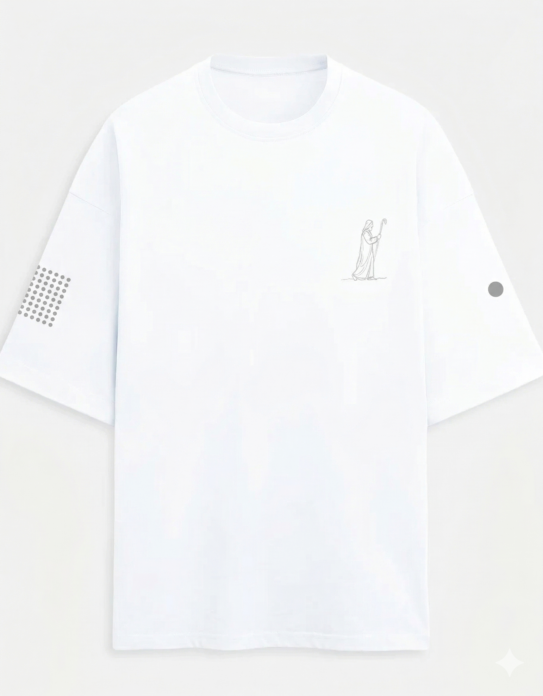 The Pursuit (Shepherd) - Off/White Oversized Tee