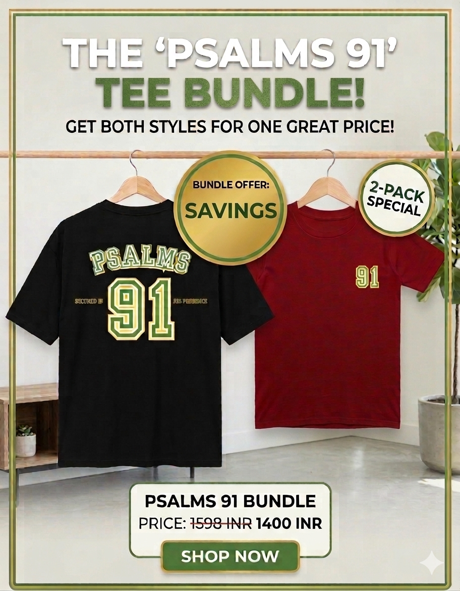 Psalms 91 Bundle (Oversized + Kids tee)